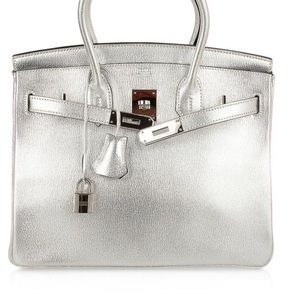 Silver well made 100% genuine leather well made
